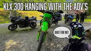 KLX 300 Dual Sport Ride Through Virginia | Keeping up with the Adventure Motorcycles!