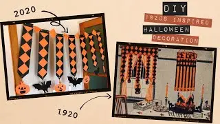 1920s Inspired Halloween Paper Garland || Spooky DIY