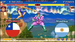 超级街霸2X ➤ VDemon (Chile) vs Ninfhu (Argentina) Super Street Fighter 2 Turbo