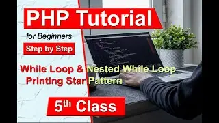 [Print Star Pattern in PHP Using While Loop] [