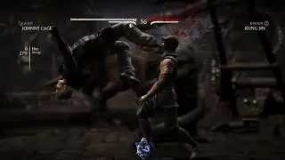 MK Xl - JOHNNY CAGR Vs KUNG JIN  #fight #1080  #mortalkombat