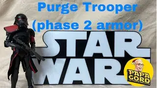 Star Wars the Black Series Purge Trooper (phase 2 armor)