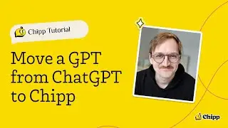 Move a GPT from ChatGPT to Chipp
