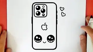 COMO DESENHAR UM IPHONE 15 PRO MAX KAWAII