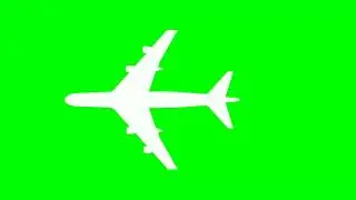 Airplane Flying - FREE Green Screen Effect