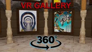 VR Gallery with my artworks / 360°