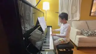 Minuet from Don Giovanni from John Thompson’s Modern Course for the Piano the second grade book