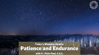 Patience and Endurance | Father Pinto Paul, C.S.C.