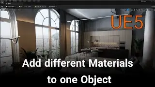 Add different Materials to one Object UE5