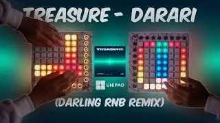 TREASURE - DARARI (Darling RnB Remix) | Launchpad Cover & Lyric | UniPad