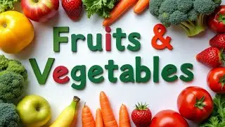 Fruits & Vegetables Vocabulary With Pictures