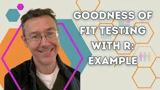 Goodness of fit testing with R: example