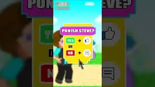 Is Steve that bad? Will you punish him? | Minecraft Cartoon