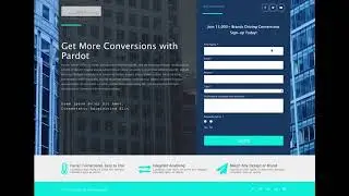 Buy a Pardot Landing Page Template | Sales Landing Page | Driptly.com