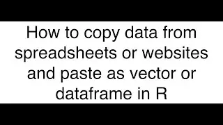 Discover DataPasta: Simplify Vector Copying in R