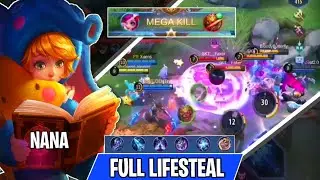 NANA FULL LIFESTEAL BUILD | Nana Gameplay 2021 | MLBB