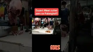 Expert Butcher | Meat Cutter in the Market/Palengke!!! (Philippines)