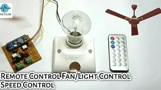Remote Control Fan Regulator /AC Dimmer | Control a Fan and Light By Remote