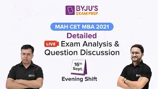MAH MBA CET  Exam Analysis 2021 (16th Sept, Shift 2) | MAH CET MBA 2021 Question Paper | BYJU’S MBA