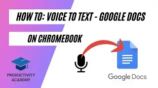 How To Use Voice To Type In Google Doc On Chromebook