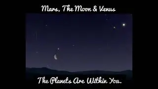 Current Mars, Moon & Venus; The Planets Within You