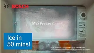 Max Freeze Zone - Fast ice made in 50 minutes | Bosch Single Door Refrigerator