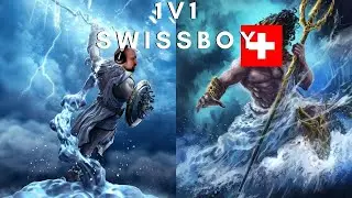 |Ranked 1v1|Zeus vs Poseidon on Marsh|Swissboy meets Medusa