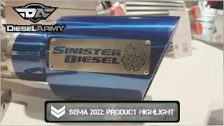 SEMA 2022: Sinister Diesel's 5-Inch DPF-Back Exhaust for 2017-2020 Super Duty