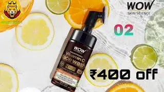 wow products New coupon code video Rs. 400 off on minimum purchase of Rs. 899 on Wow skin science(2)