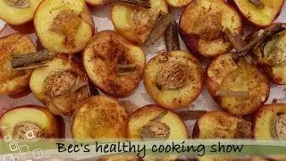 Roasted stone fruit