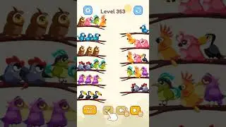 Bird Color Sort Puzzle Level 353 Solution