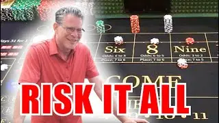 🔥RISK IT ALL🔥 30 Roll Craps Challenge - WIN BIG or BUST 