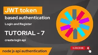 create login API | jwt token based node js api authentication