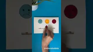 DIY “Mood indicator” interactive card. Easy and fun paper electronics project for beginners. #crafts