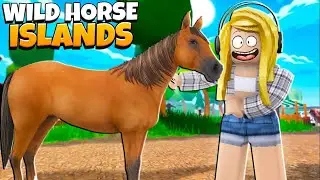 Trinity Plays Wild Horse Islands on Roblox aka Foals!!