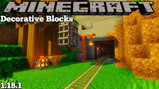 DECORATIVE BLOCKS MOD - MINECRAFT 1.18.1 (MOD SHOWCASE)