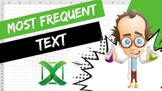 Excel - The most frequent text - MODE.MULT function | Excel Tips 101