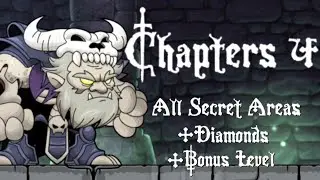 Magic Rampage - Chapter 4 Walkthrough - All Secret Areas, Diamonds & Bonus Level