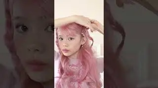 BLACK PINK Lisa's Pink Venom Hairstyle Tutorial For Beginners 🖤🎀