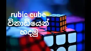 Solve The Rubik Cube in 1 minute [ Sinhala ]