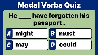 Modal Verbs Quiz | Grammar Quiz | English Grammar