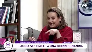 Programa Tv+ Con Claudia Conserva Hablando del Examen de Biorresonancia Cuantica mas de 40 Funciones
