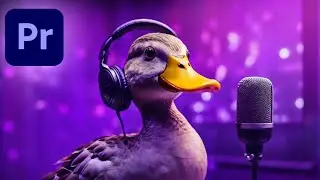 How to auto DUCK audio in Premiere Pro 2024 *auto keyframes