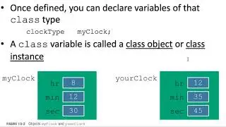 Classes and Objects in C++