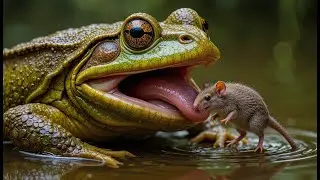 African Bullfrog Eats Anything it Can Fit in its mouth! 🐸