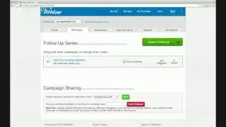 Setting up your Aweber auto responder