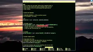 initialize.php for path constants and script includes