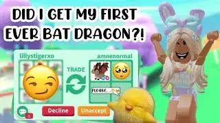 DID I GET MY FIRST BAT DRAGON IN ADOPT ME?!😱🥹💕