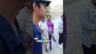 Haking in rainbow mountain fujarah Dubai UAE