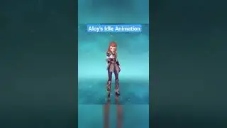 Aloy's Idle Animation. Genshin impact Shorts. 